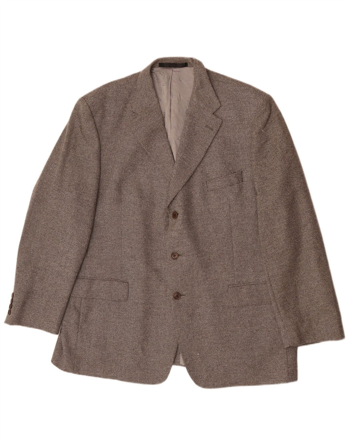 Marks & Spencer Męska marynarka zapinana na 3 guziki, UK 46 XL, szara wełna