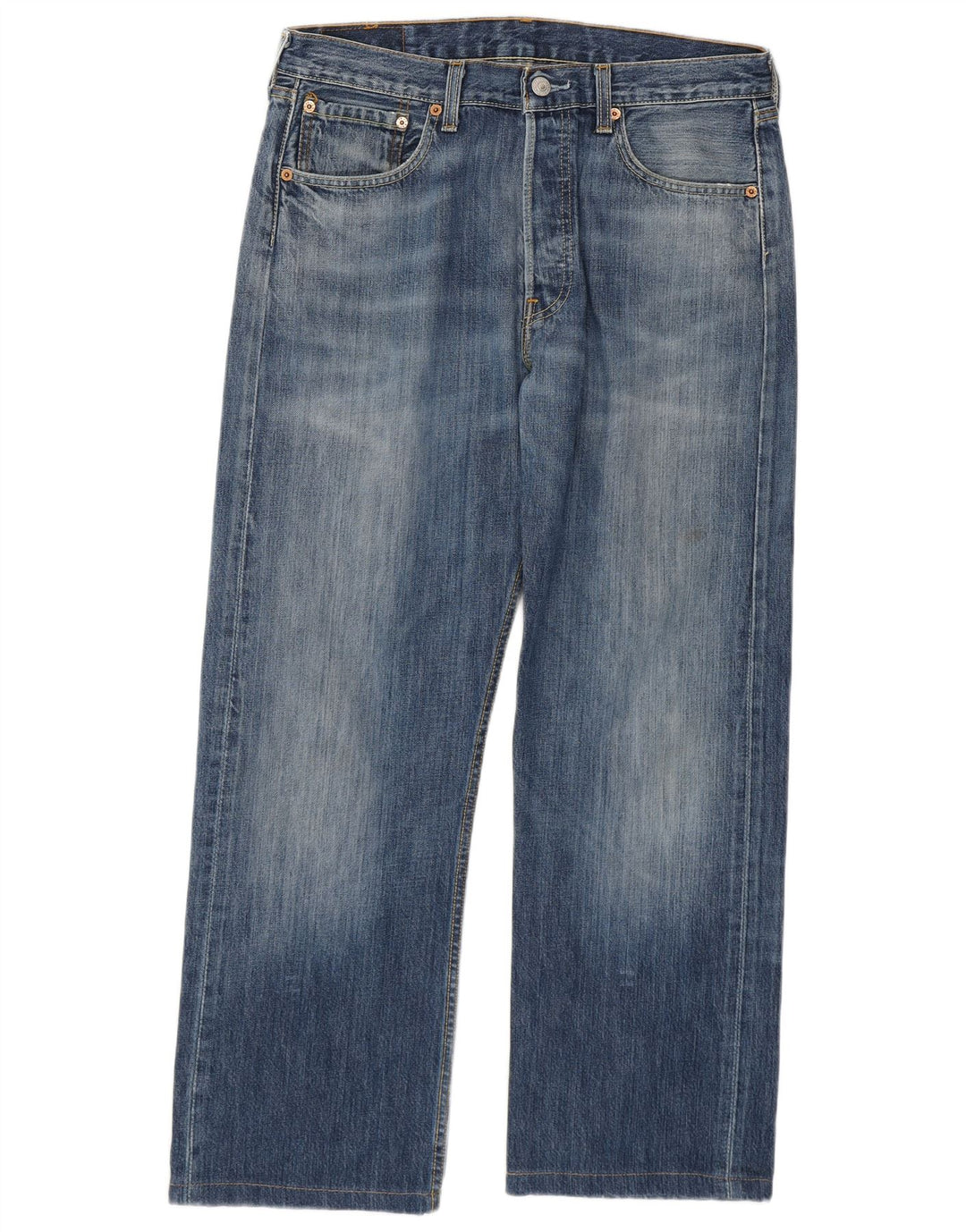 Męskie jeansy Levi's 501 Straight W33 L27 Niebieskie