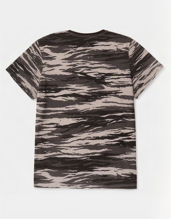 Adidas Męska koszulka Climalite Graphic Top 2XL Szara bawełna w kamuflażu