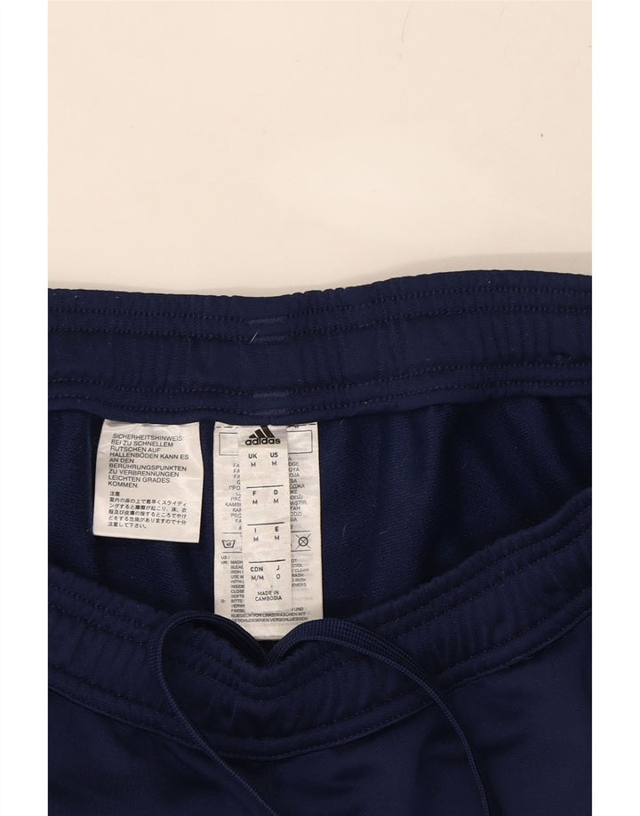 ADIDAS Mens Graphic Tracksuit Trousers Medium  Navy Blue Polyester Vintage Adidas and Second-Hand Adidas from Messina Hembry 