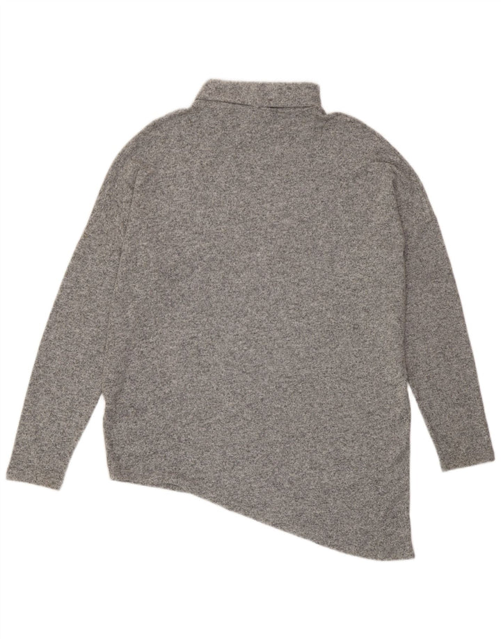 Damski sweter z golfem Phase Eight UK 18 XL, szara wiskoza
