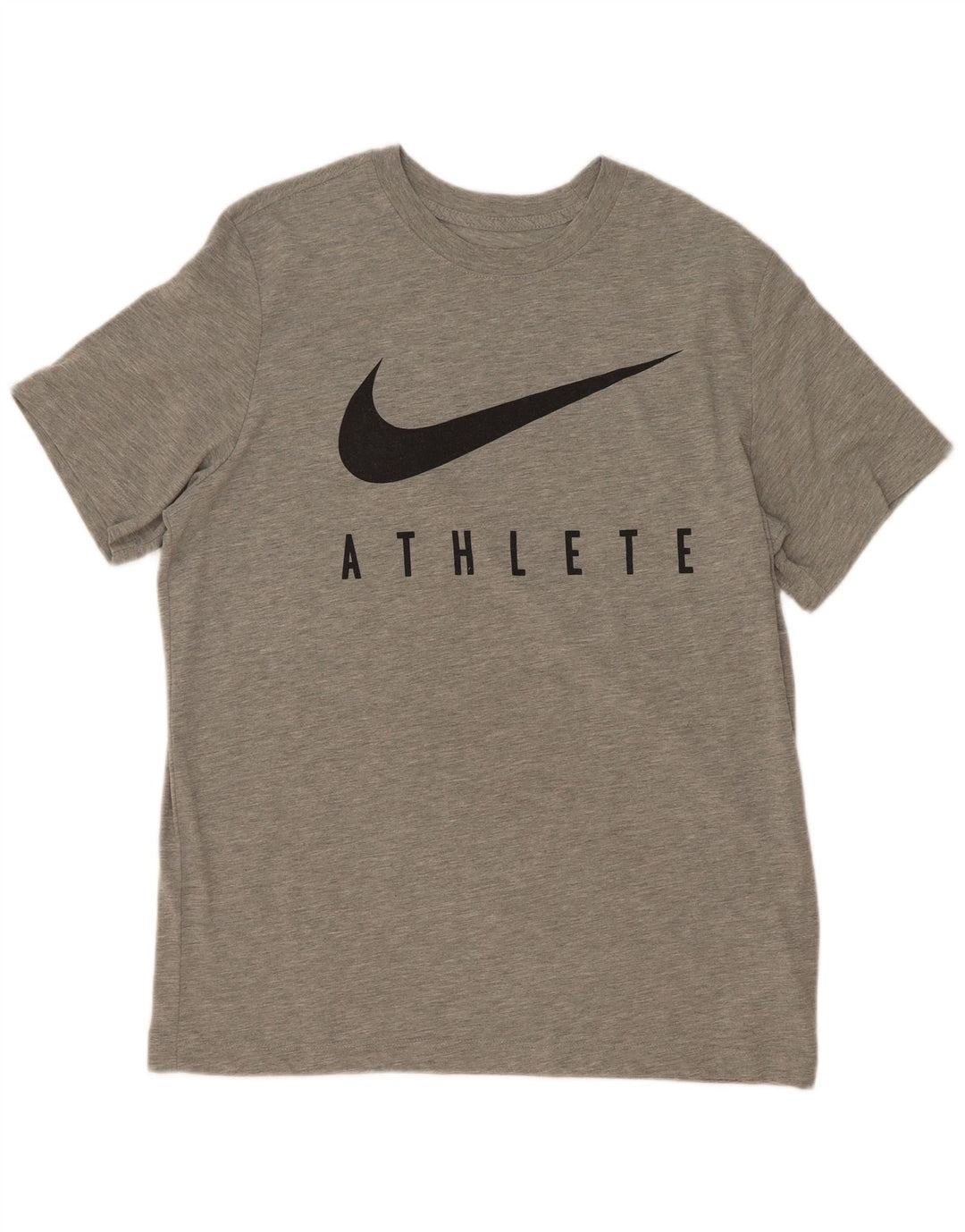 Męski T-shirt z grafiką Nike Dri Fit, duży, szary, poliestrowy