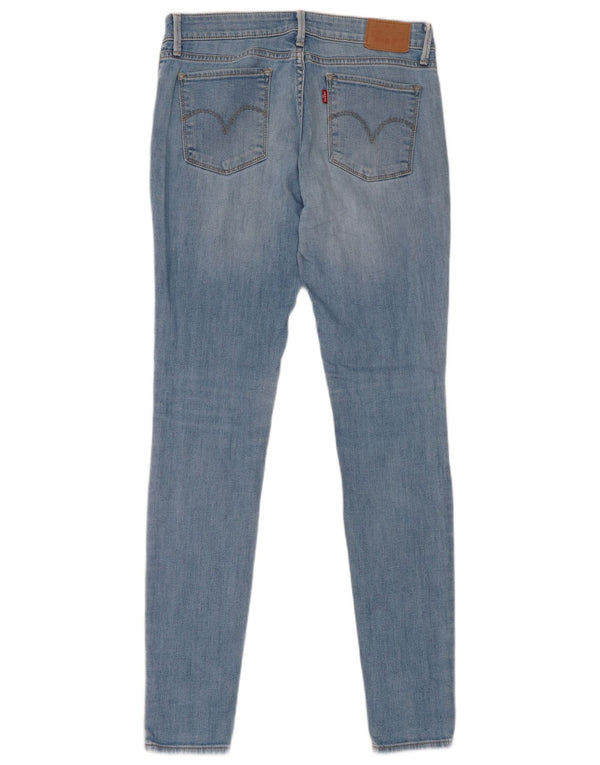 Damskie jeansy Levi's 710 Super Skinny W30 L32 Niebieskie bawełniane