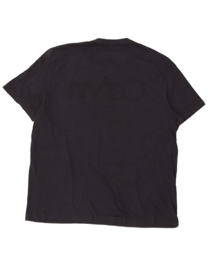 Męska koszulka z grafiką Calvin Klein Jeans Top XL granatowa