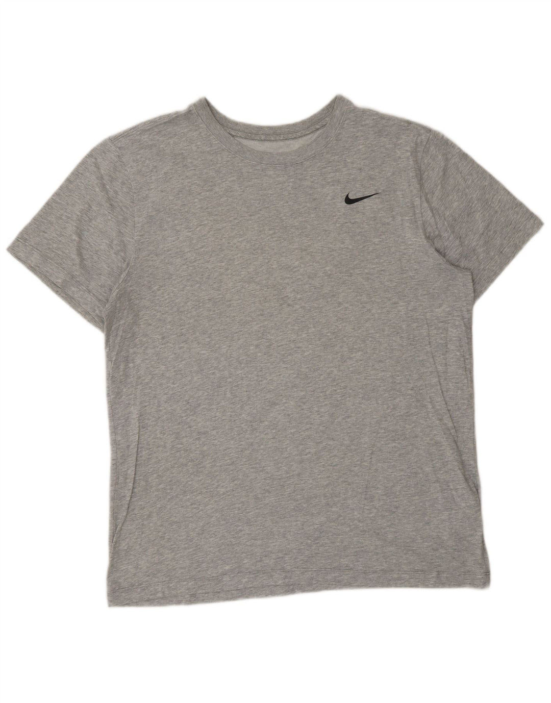 Męski T-shirt NIKE Dri Fit, duży, szary, bawełniany