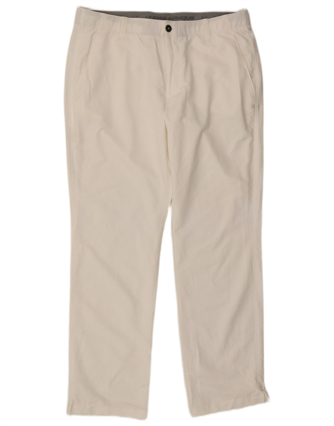 Spodnie damskie Under Armour Straight Chino W38 L32 Biały nylon