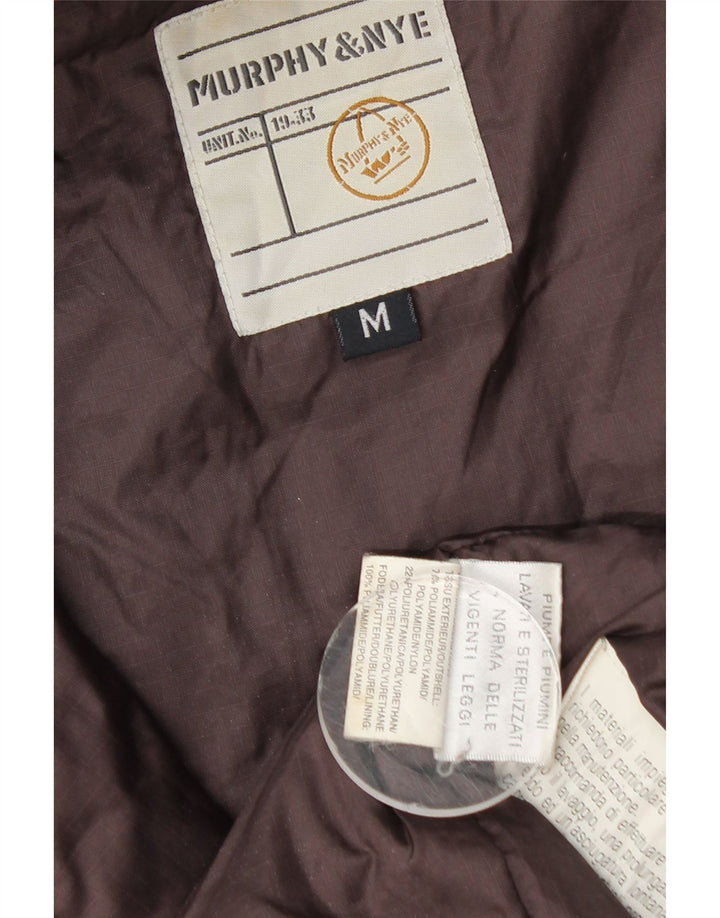 Męska ocieplana kurtka z kapturem Murphy & Nye UK 38 Średni czerwony nylon