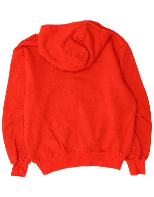 Damski sweter Zara Oversize z kapturem i zamkiem błyskawicznym UK 10 Small Red Cotton