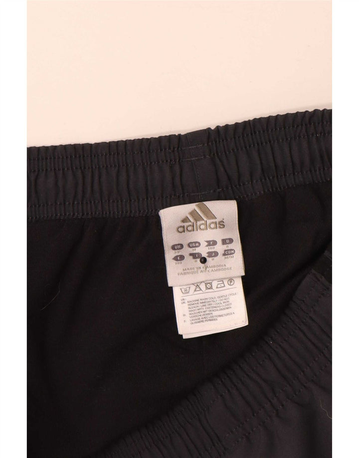 Męskie spodnie dresowe Adidas, duże, szare, poliestrowe