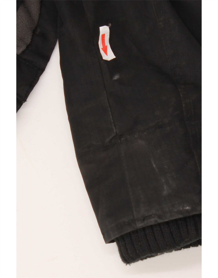 Męska kurtka wiatrówka Hollister UK 36, mała, czarna, poliester