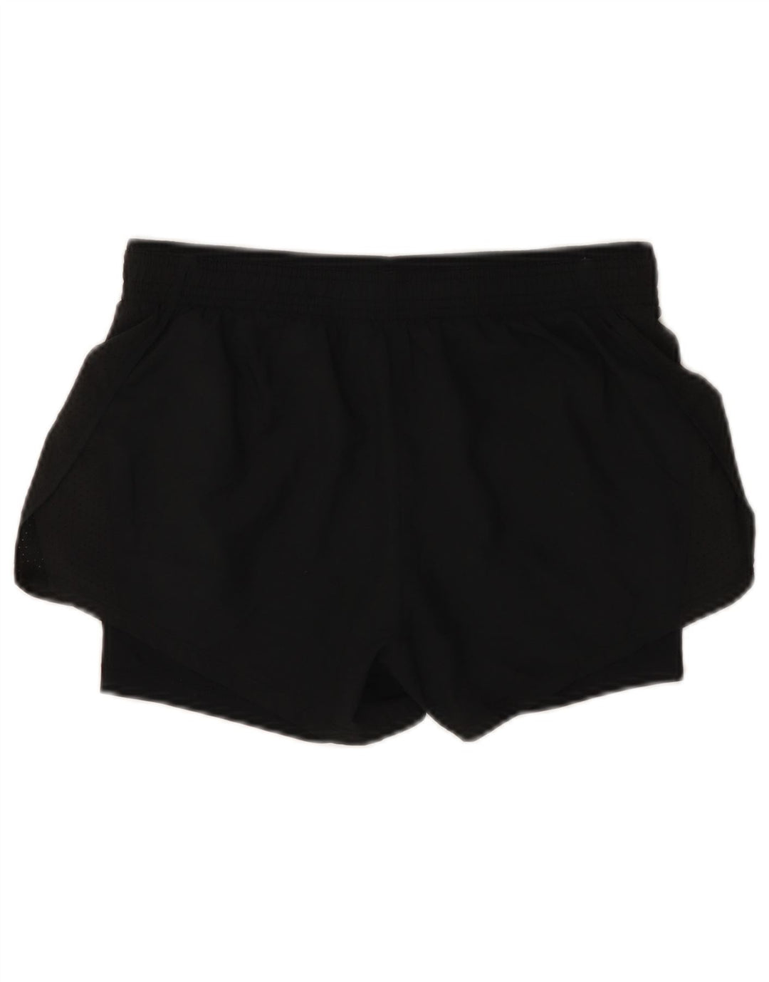 Damskie spodenki sportowe NIKE Dri Fit UK 10, małe, czarne, poliestrowe