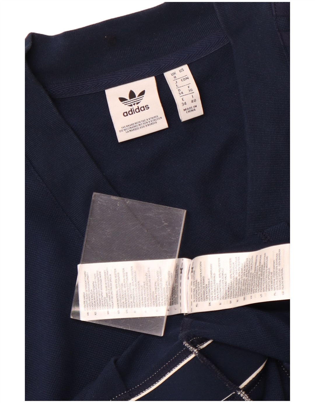 Damska sukienka tenisowa Adidas UK 8, mała, granatowa, z poliestru