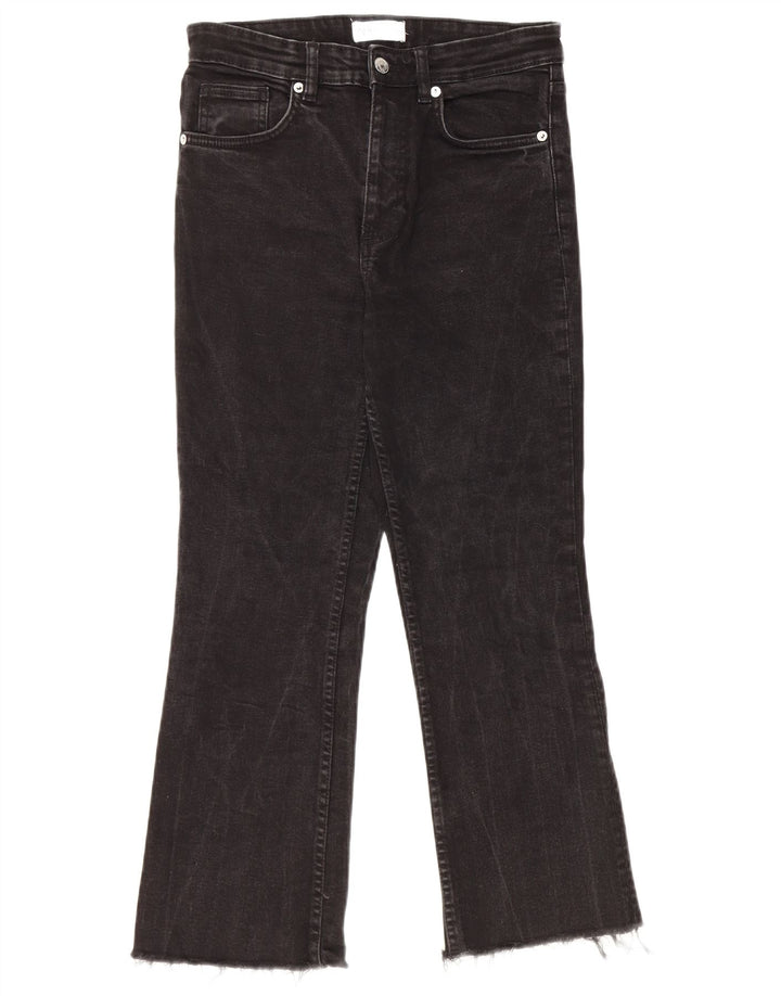 Damskie jeansy krótkie ZARA EU 40 Medium W30 L24 czarne