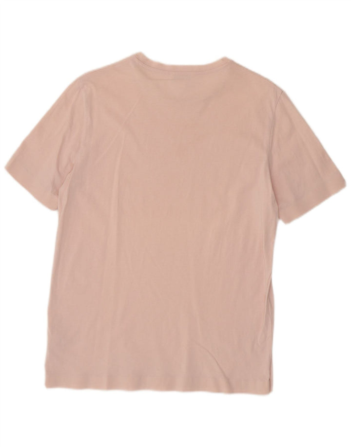 Cos Męski T-shirt Top Mały Różowy Bawełniany