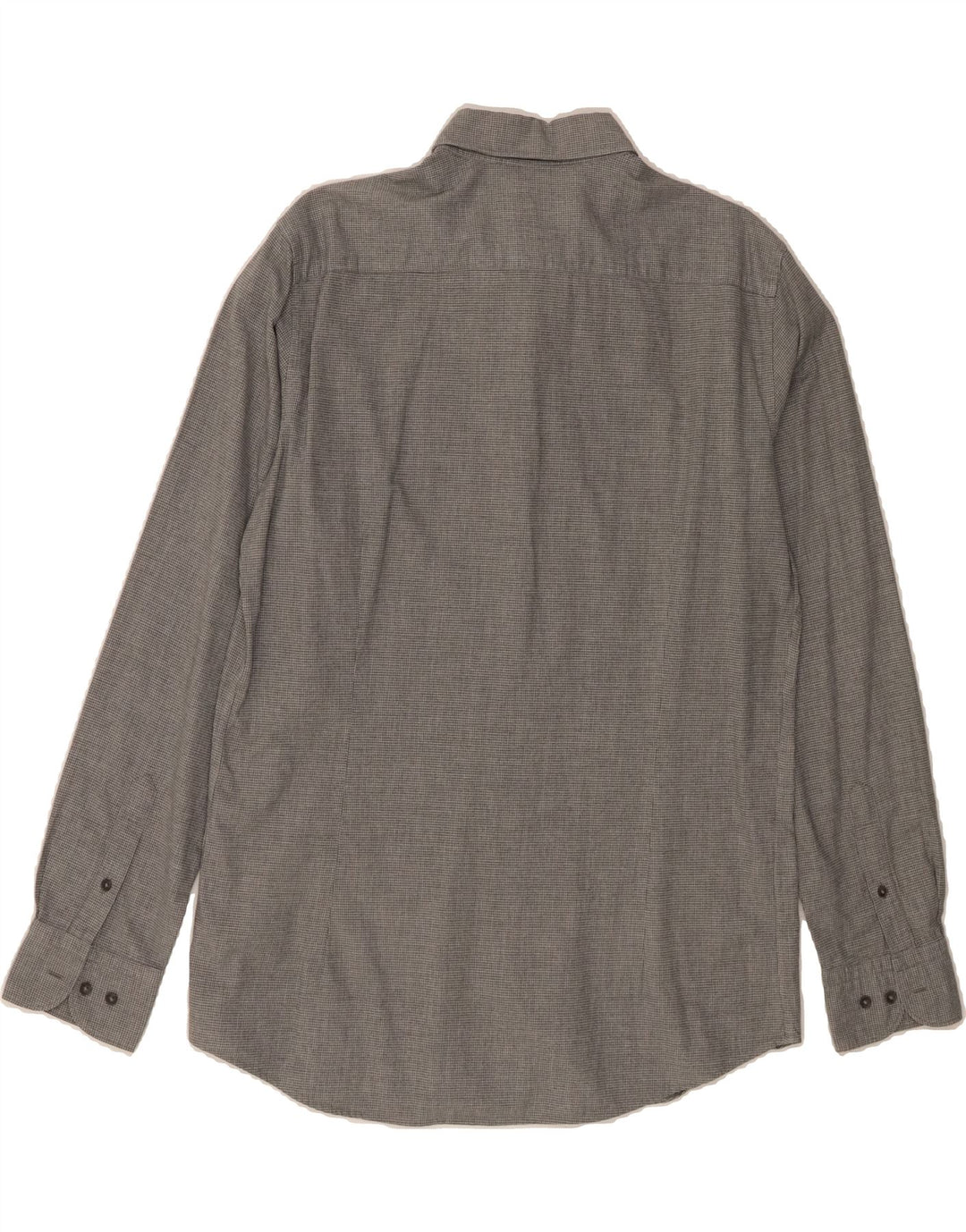 MASSIMO DUTTI Mens Shirt Medium Grey Houndstooth Vintage Massimo Dutti and Second-Hand Massimo Dutti from Messina Hembry 