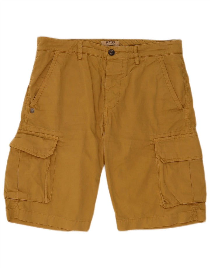 Męskie spodenki cargo 40Weft IT 44 XS W32 Brązowa bawełna