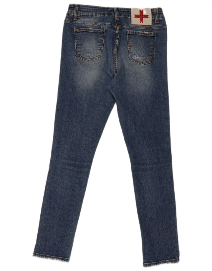 Damskie jeansy Zu Elements Super Slim W30 L28 Niebieskie, bawełniane
