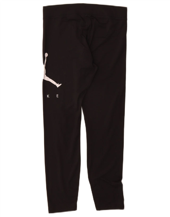 Legginsy Jordan Dziewczęce z grafiką 13-14 lat XL, czarne, poliestrowe
