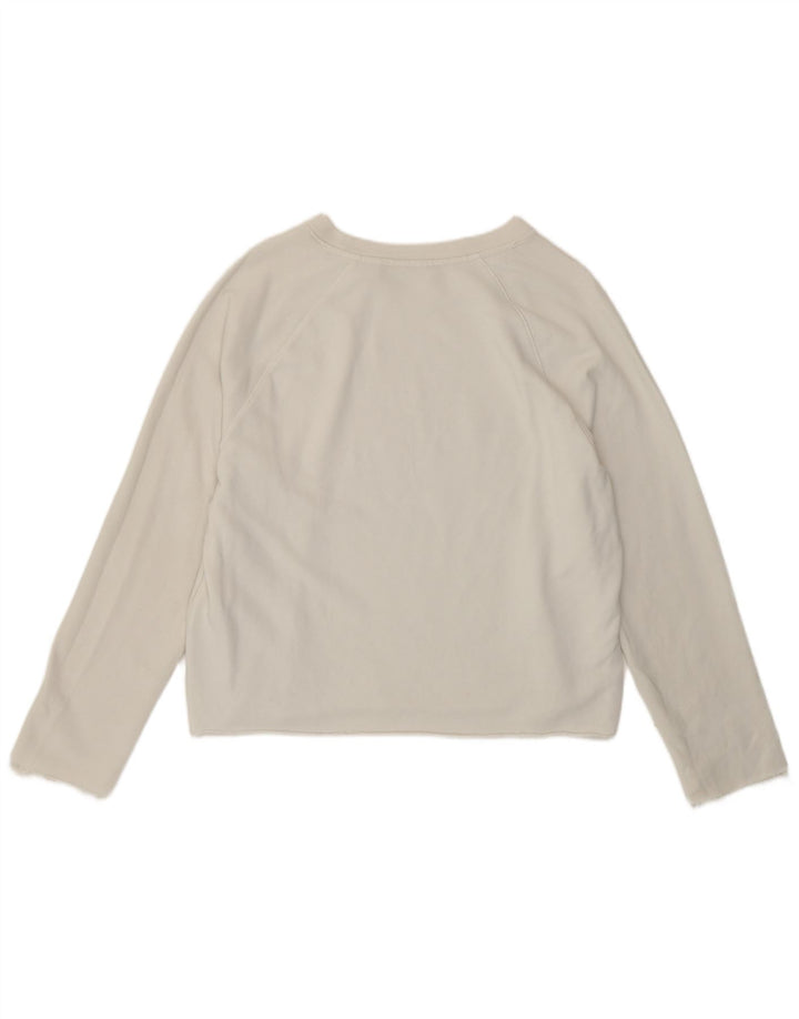 Damska bluza Levi's Graphic Jumper UK 16, duża, biała bawełna
