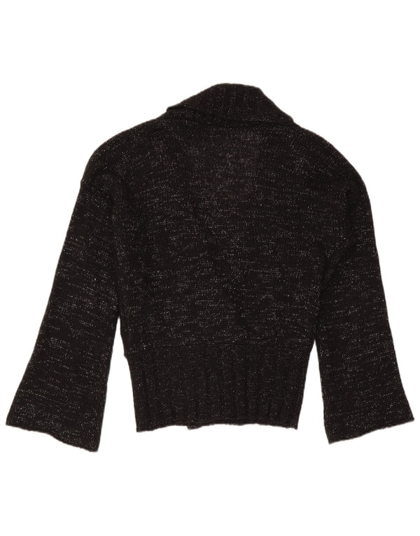 Sweter damski Sisley UK 14, średni, czarny, nakrapiany