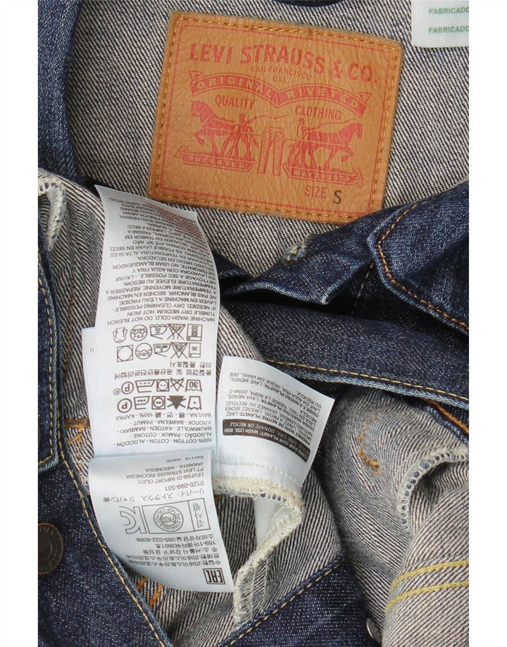 Męska kurtka dżinsowa Levi's UK 36, mała, granatowa, bawełniana