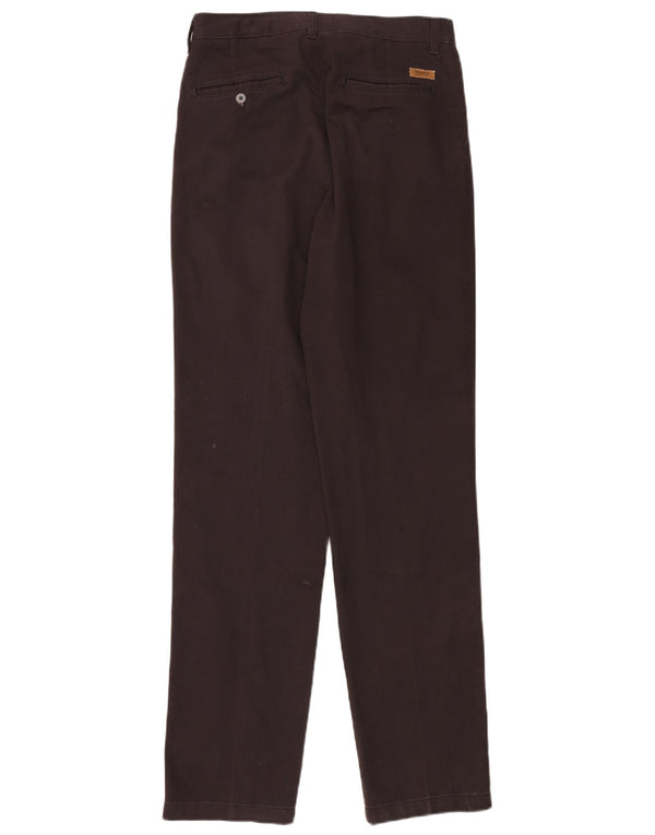 Męskie spodnie chino WRANGLER W32 L36 brązowa bawełna