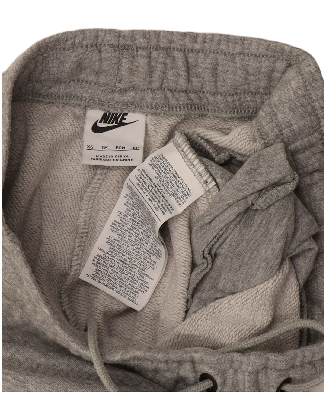 Damskie spodnie dresowe NIKE Joggers UK 4 XS Szara bawełna w plamki