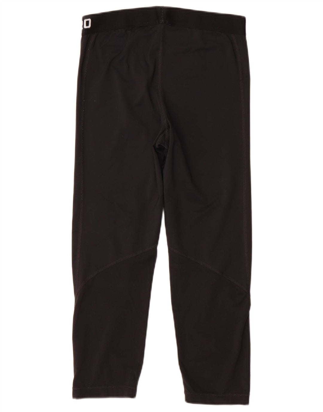 Damskie legginsy Nike Dri Fit Graphic Capri UK 12, średni czarny poliester