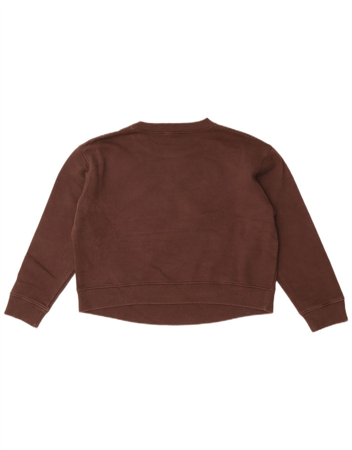 Damska bluza oversize Zara Crop Graphic UK 10 Small Brown
