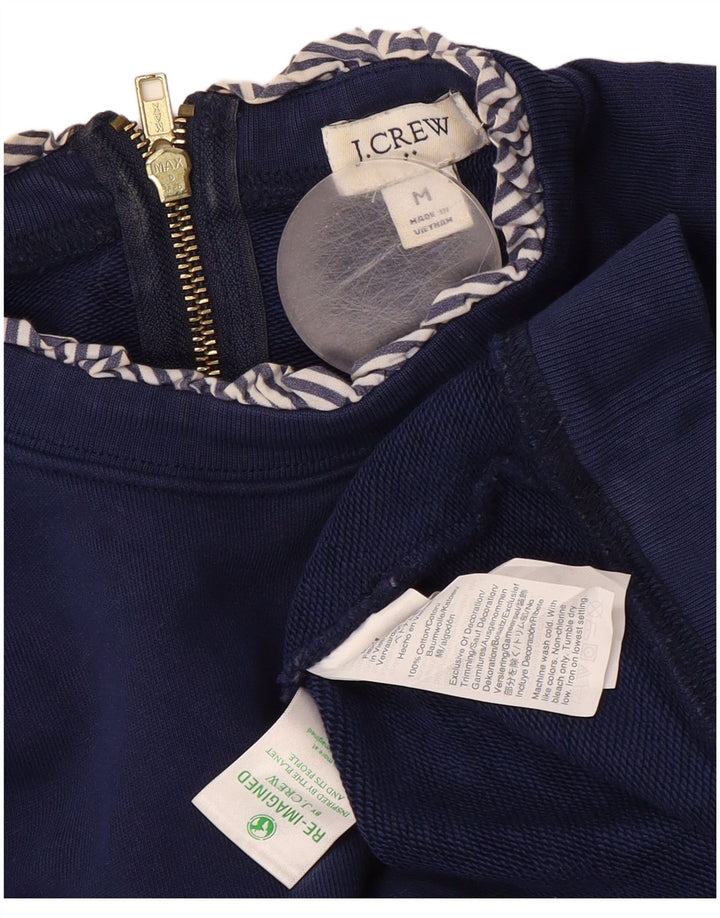 Damski sweter J. CREW UK 14, średni granatowy, bawełniany