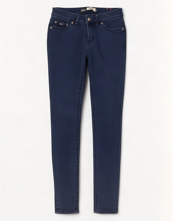 Superdry Womens Alexia Jegging Jeans W25 L31 Navy Blue Cotton