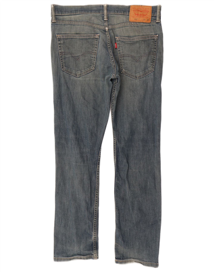 Męskie jeansy Levi's 511 Slim W32 L28 Niebieskie bawełniane
