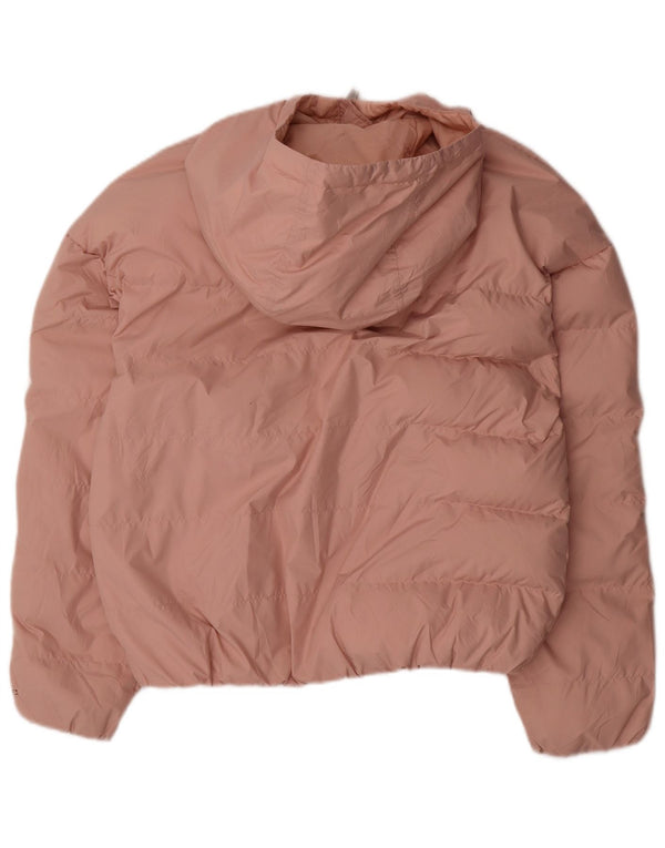 Damska kurtka Nike Storm-Fit z kapturem, obszerną, wyściełaną, UK 6 XS, różowa, poliestrowa