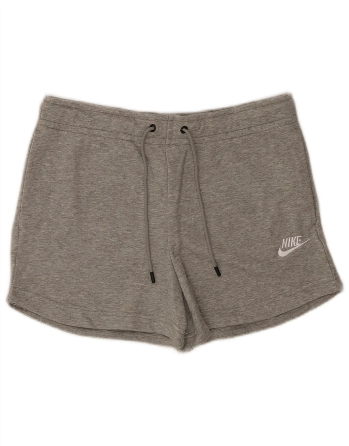 Damskie spodenki sportowe Nike UK 10 małe, szare, bawełniane