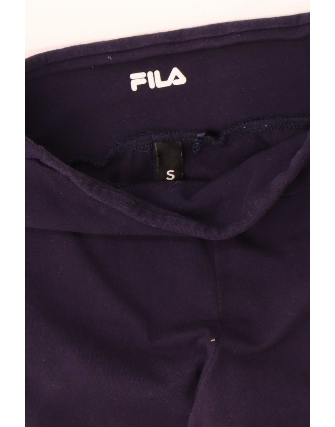 Legginsy damskie Fila UK 10, małe, granatowe, z blokami kolorów