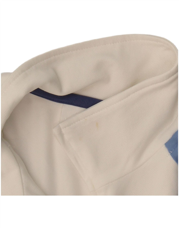 DIADORA Womens Tracksuit Top Jacket UK 8 Small White Colourblock Polyester