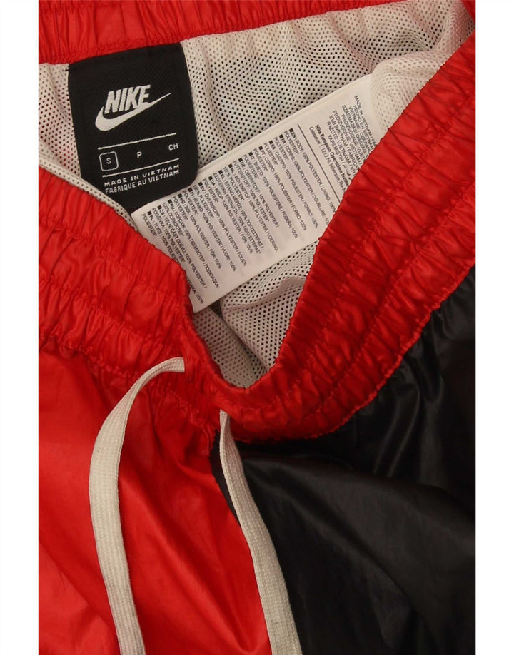 Męskie spodnie dresowe Nike, joggery, małe, wielokolorowe, poliestrowe w kratę