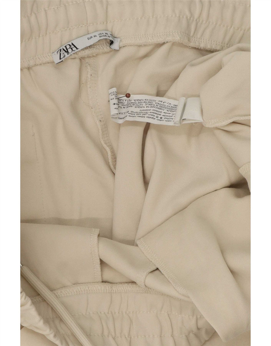 Męskie spodenki sportowe Zara XL, beżowe, bawełniane