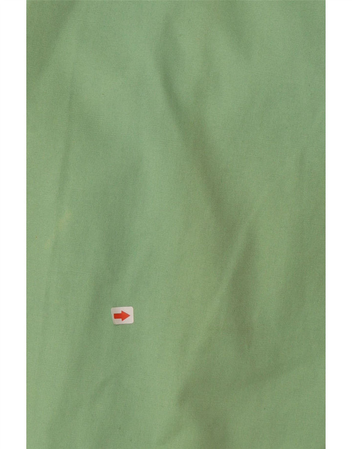 Armani Jeans Damski płaszcz oversize UK 14, duży, zielony, bawełniany