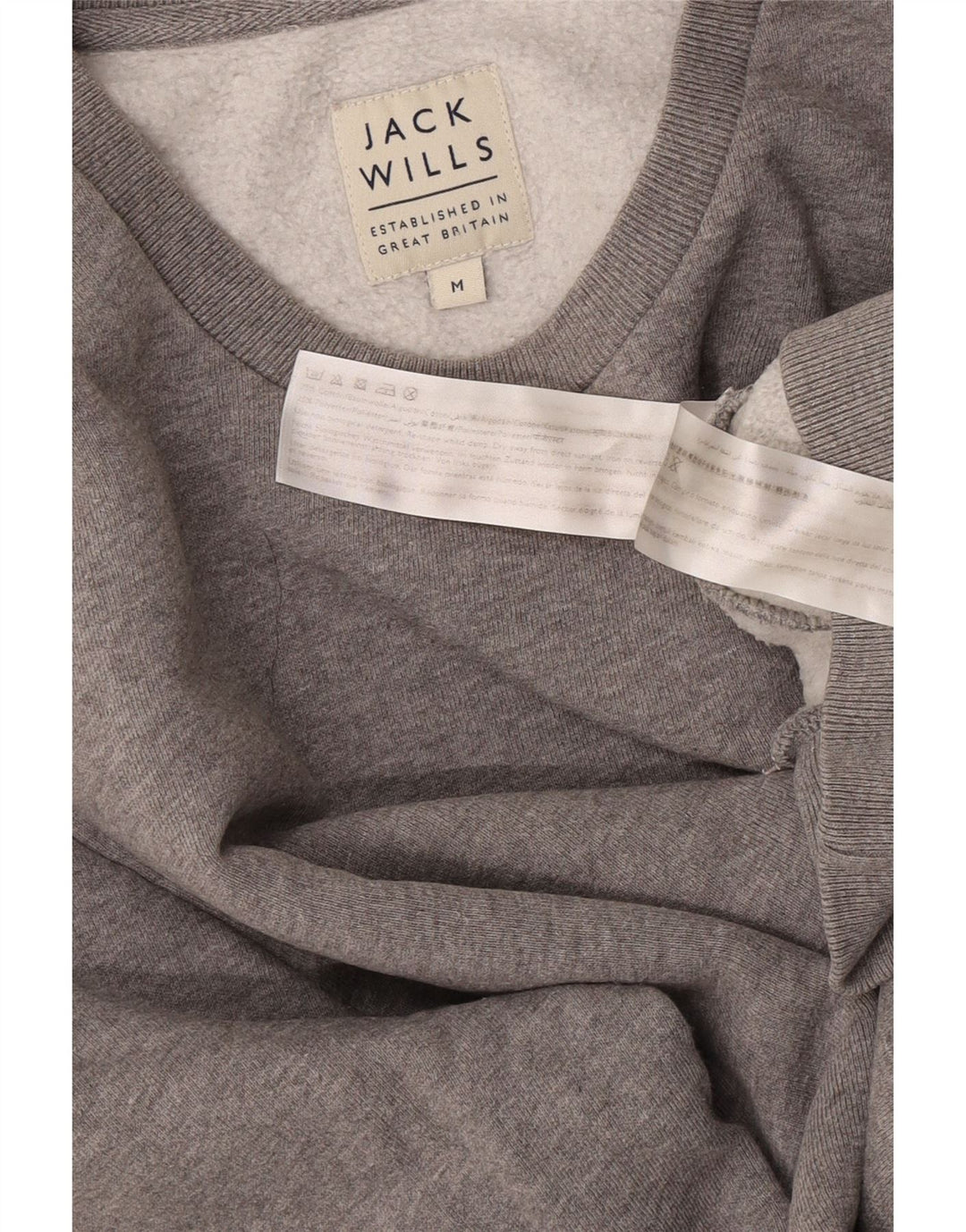 Męska bluza Jack Wills Sweter średnioszary, bawełniany w cętki