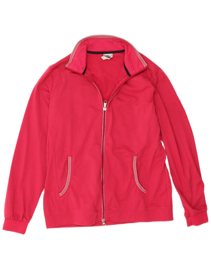 Kurtka damska Champion Easy Fit dresowa Top UK 14, duża, różowa, poliester