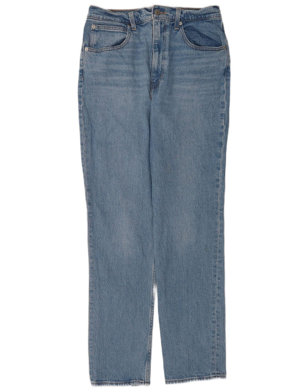 Damskie jeansy Levi's z wysokim stanem i prostym krojem W30 L31, niebieska bawełna