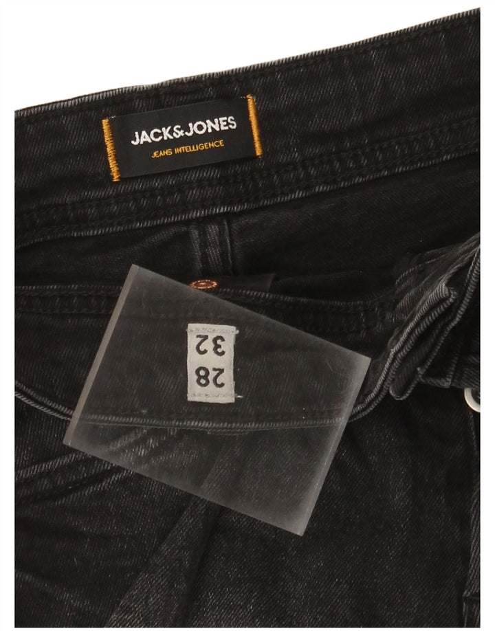 Męskie jeansy slim fit Jack & Jones W28 L32 czarne