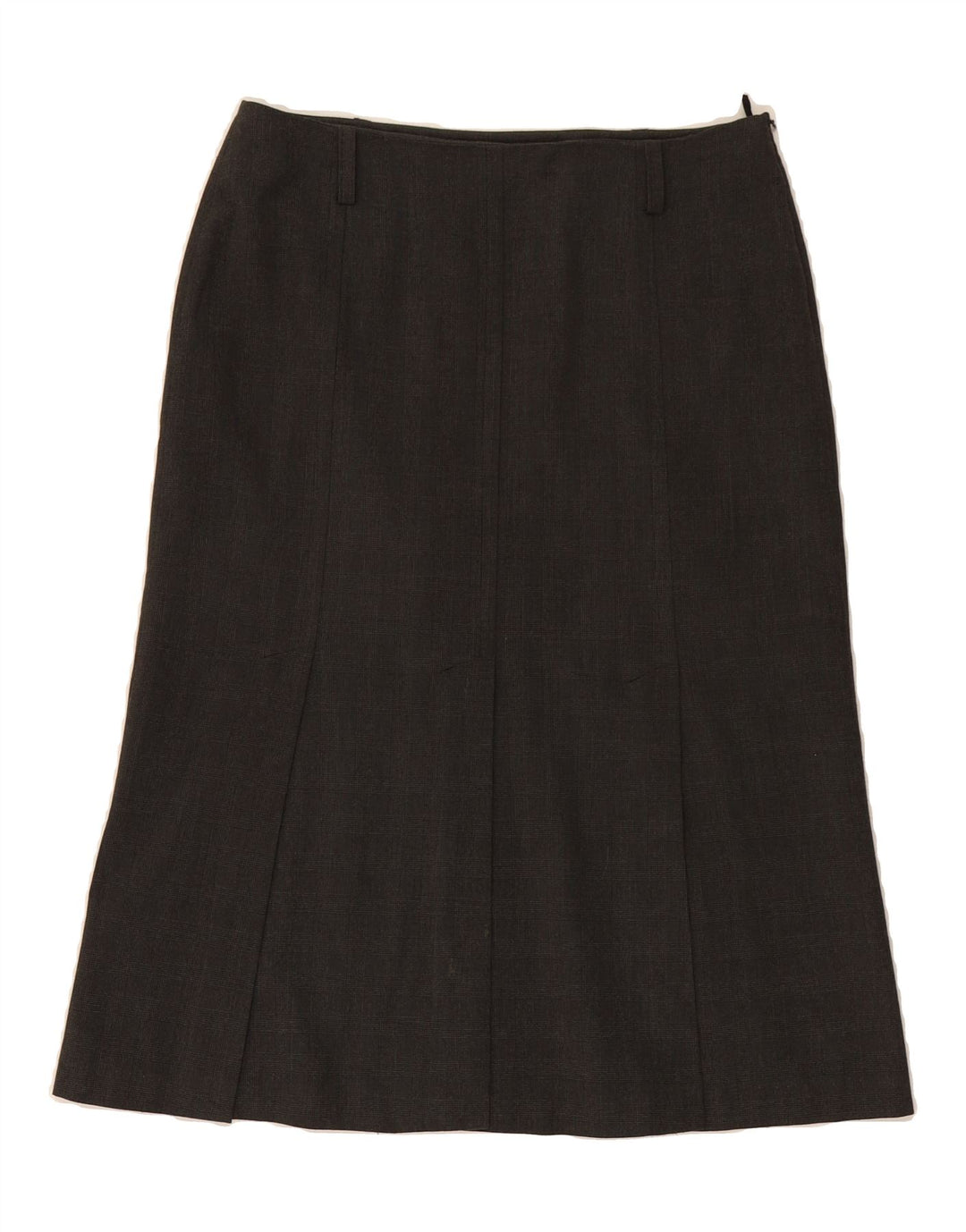 MARELLA Womens A-Line Skirt UK 12 Medium W30  Grey Polyester Vintage Marella and Second-Hand Marella from Messina Hembry 