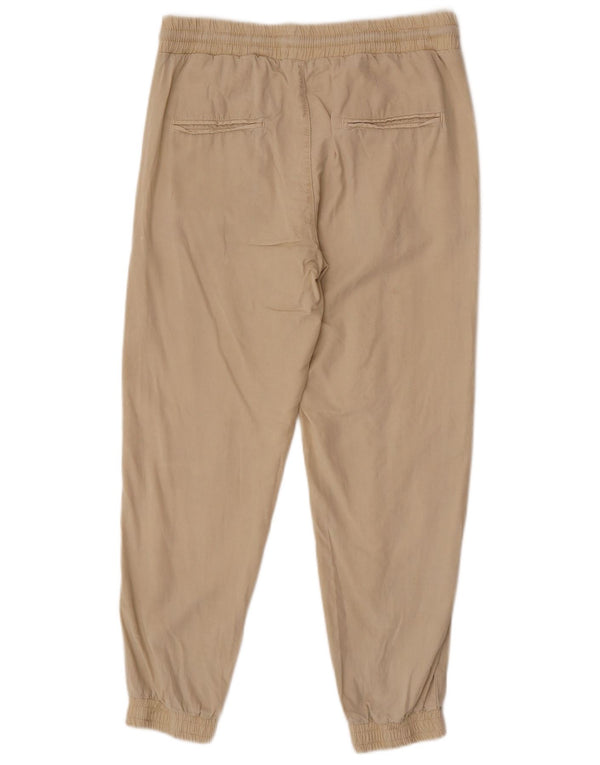 Damskie spodnie joggery Zara, średnie W28 L26, beżowy Lyocell