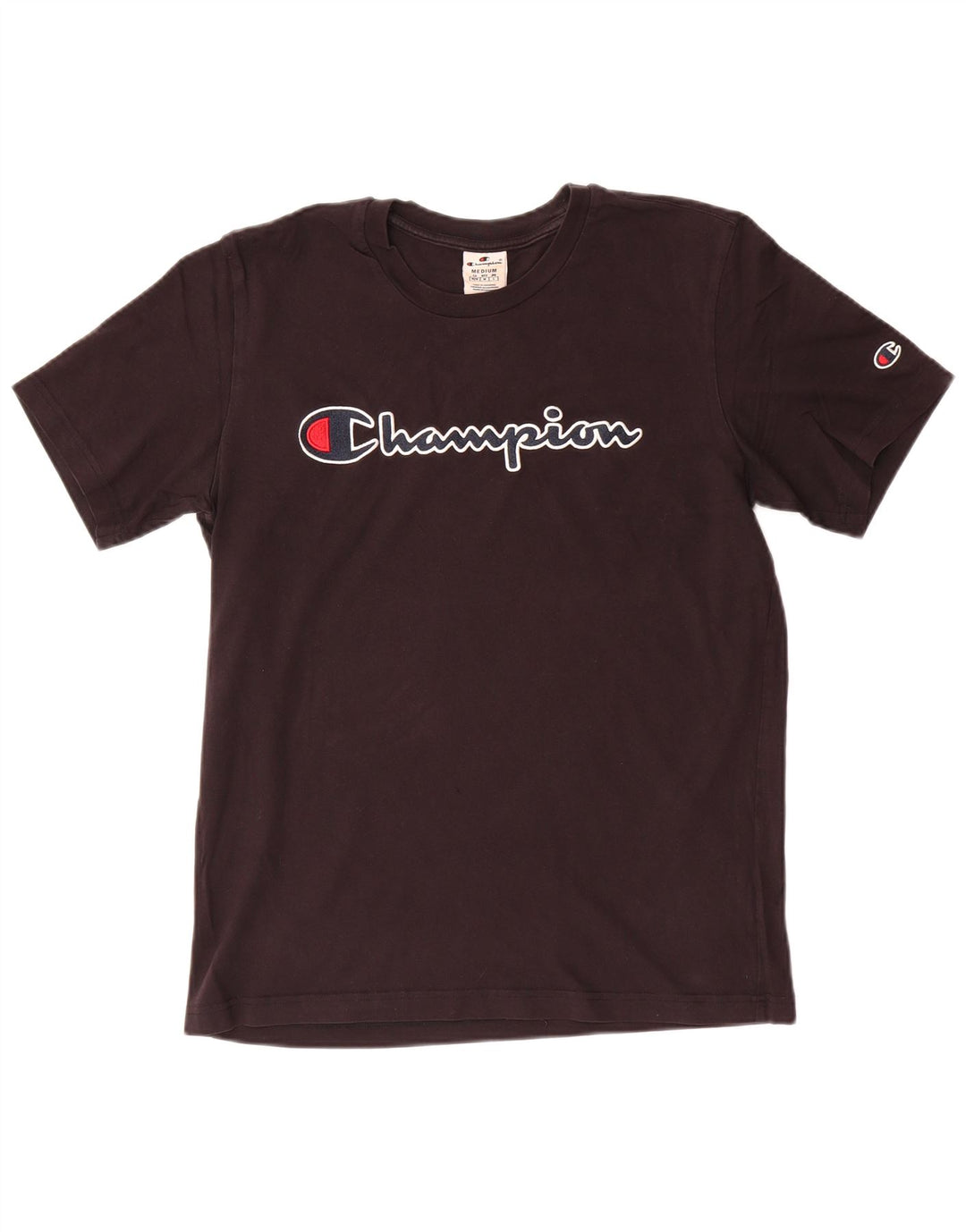 Męski T-shirt Champion z grafiką, średni czarny
