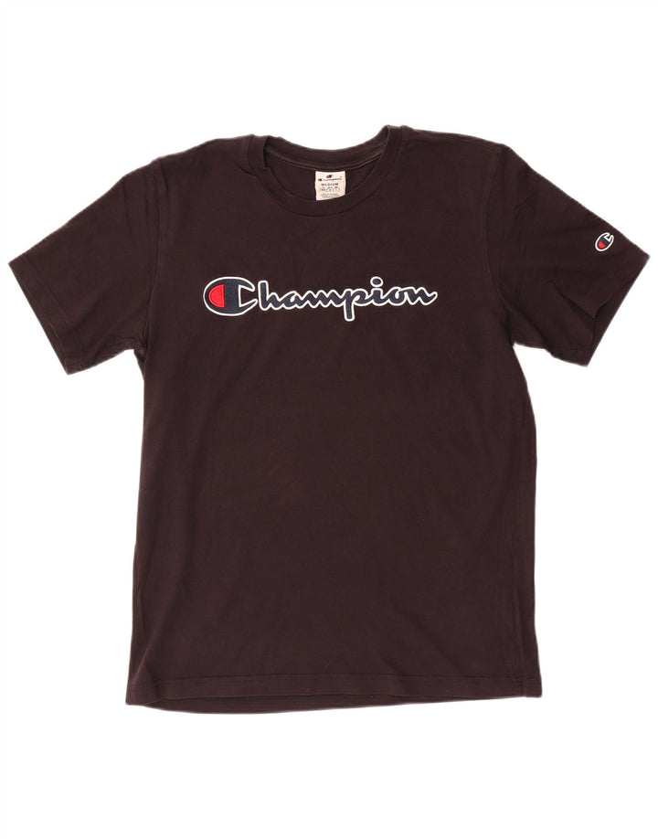 Męski T-shirt Champion z grafiką, średni czarny