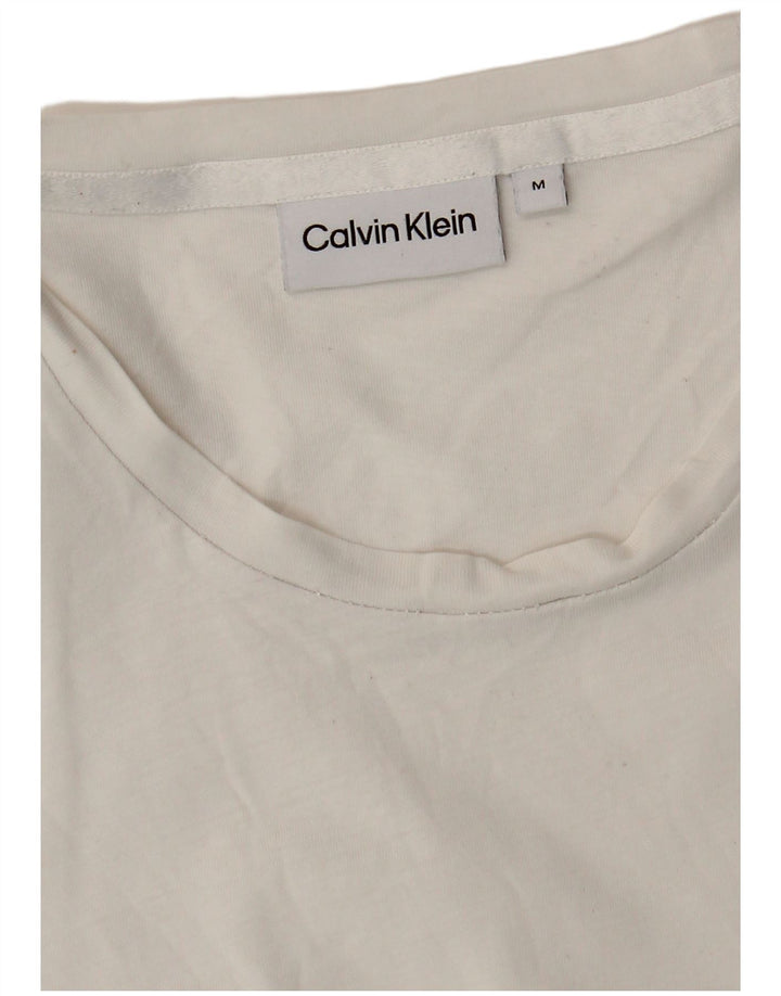 T-shirt męski Calvin Klein, średni biały