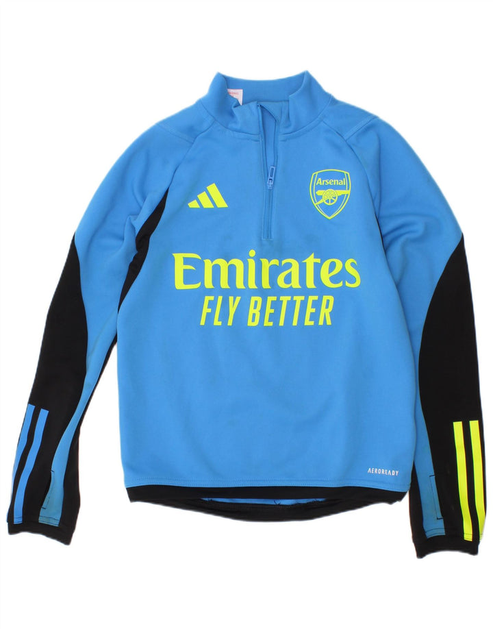 Chłopięcy dres Adidas Arsenal Graphic Pullover Top 9-10 lat Niebieski