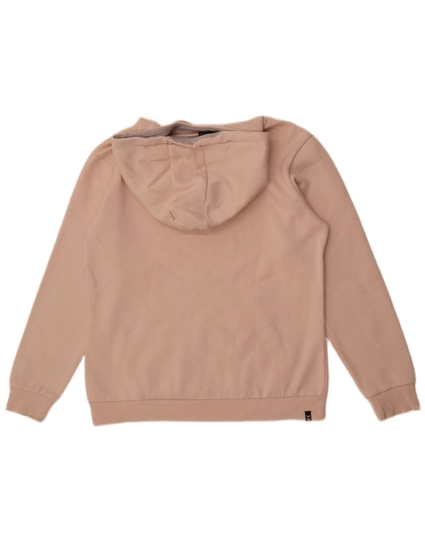 Damski sweter z kapturem Hummel Graphic UK 16, duży, różowy, bawełniany